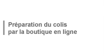 Pr�paration du colis par la boutique en ligne